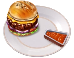 ハンバーガー、bbqソース